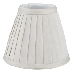 Yovanna Ivory Faux Silk Pleated Shade 15cm