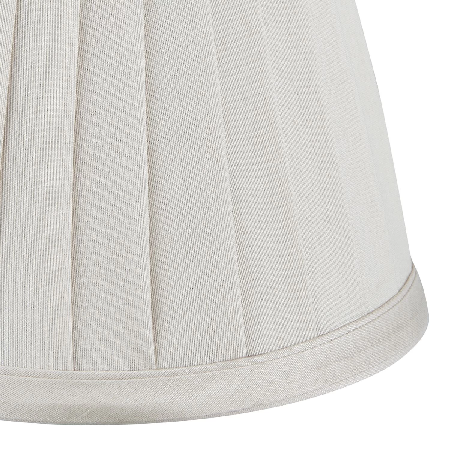 Yovanna Ivory Faux Silk Pleated Shade 15cm - Image 4