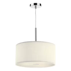 Zaragoza 3 Light Pendant Cream 40cm