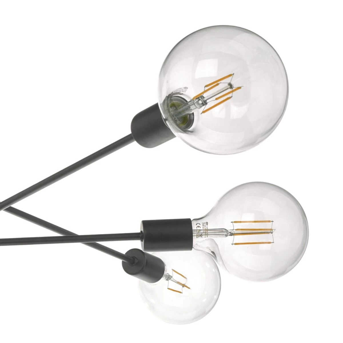 Alana 6 Light Pendant Black - Image 4