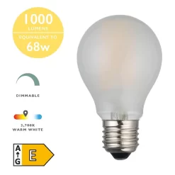(Pack Of 5) LED Light Bulb (Lamp) ES/E27 8W 1000LM Frosted