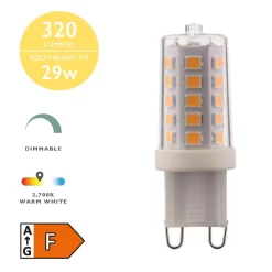 (Pack Of 10) LED G9 Light Bulb (Lamp) 3.5W 320LM