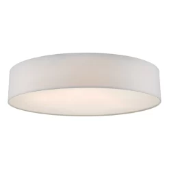 Cierro 6 Light Flush Ivory 80cm