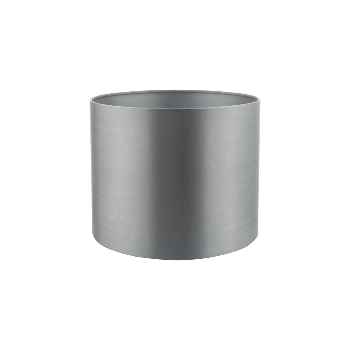 Hilda Grey Faux Silk Drum Shade 12cm - Image 2