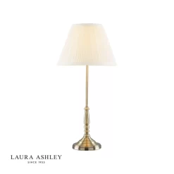 Laura Ashley Elliot Table Lamp Antique Brass With Shade