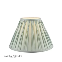 Laura Ashley Fenn Silk Empire Drum Shade Duck Egg 35cm/14 Inch