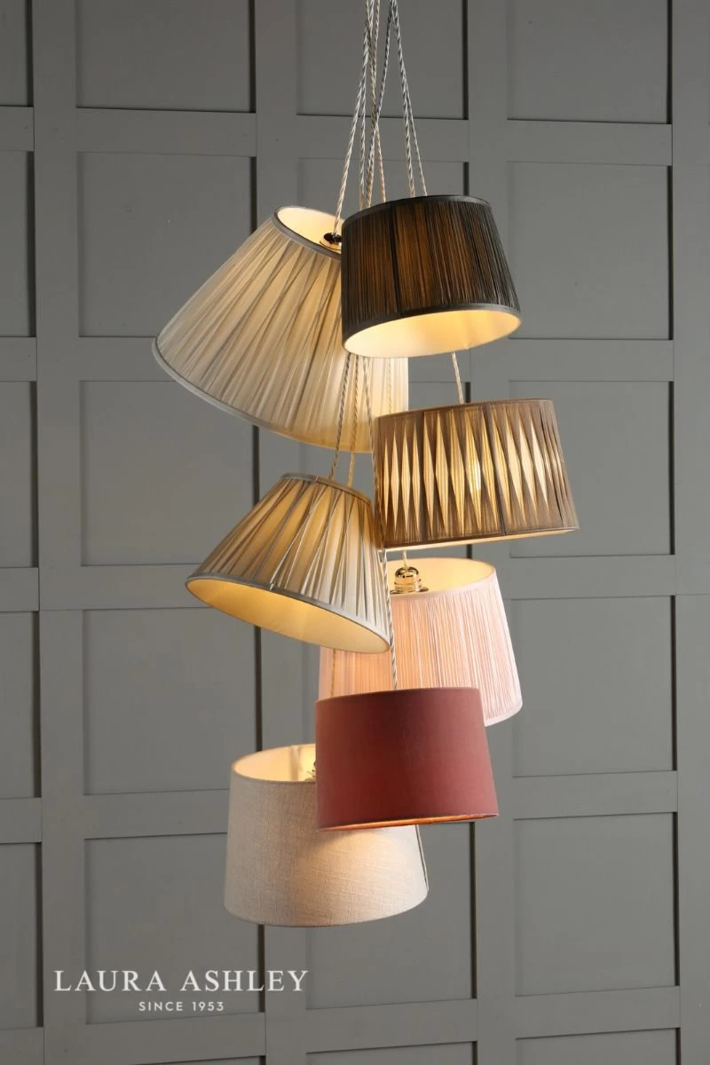 Laura Ashley Fenn Silk Empire Drum Shade Ivory 20cm/8 Inch - Image 4