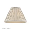 Laura Ashley Fenn Silk Empire Drum Shade Silver 35cm/14 Inch