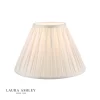 Laura Ashley Fenn Silk Empire Drum Shade White 25cm/10 Inch