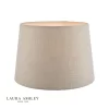 Laura Ashley Bacall Linen Empire Drum Shade Silver 25cm/10 Inch