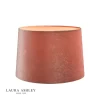 Laura Ashley Velvet Empire Drum Shade Blush Pink 25cm/10 Inch