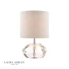 Laura Ashley Ivy Table Lamp Faceted Crystal Glass With Shade