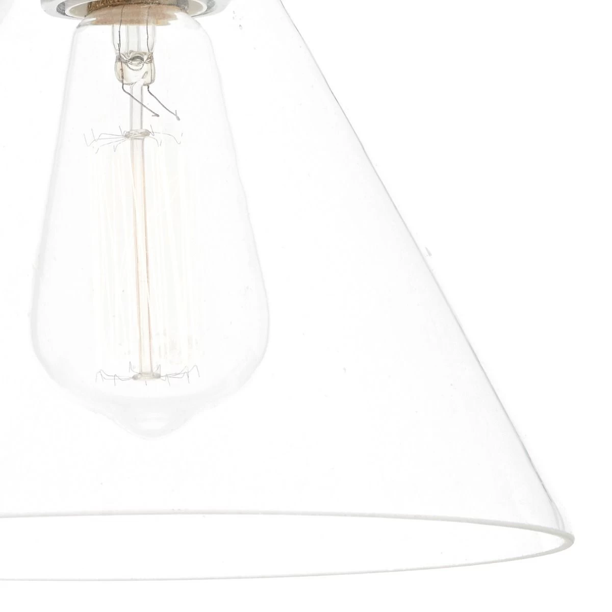 Ray Single Wall Light Antique Nickel Clear Glass - Image 3