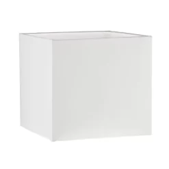 S1106 Ivory Cotton Square Shade 15cm