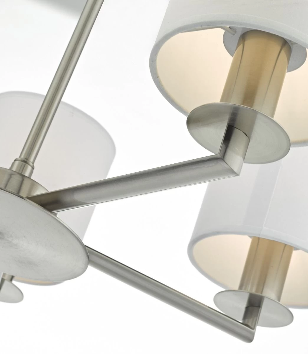 Tyler 5lt Pendant Satin Nickel Fitting Only - Image 3